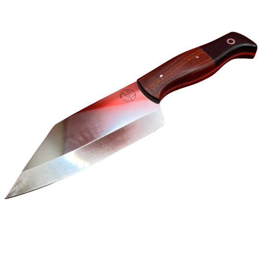 Compact Kitchen Cleaver with Hardwood Handle