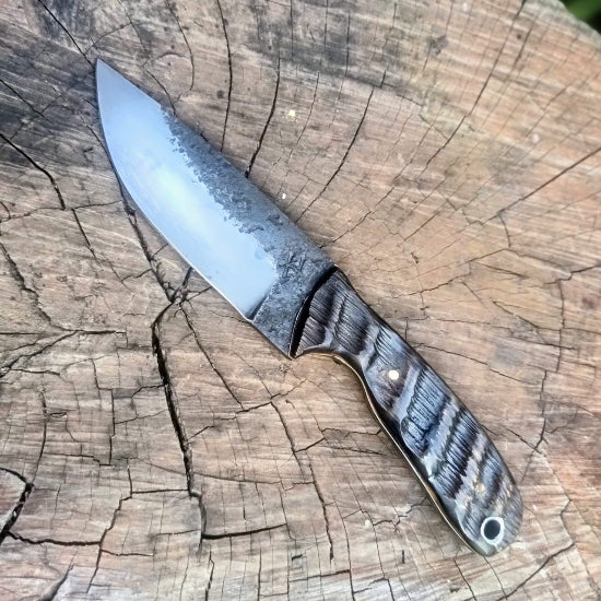 The BRAAI KNIFE — Forged 5160 | Waterbuck Horn