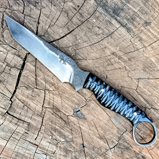 TANTO — 80CrV2 | Textured Corian | Kydex Sheath